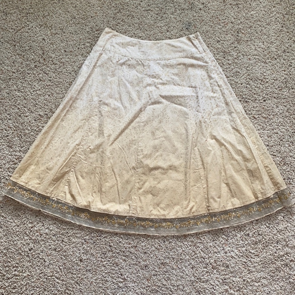 Spanner Gold Sparkle Glittery Beads Ombré Skirt 6